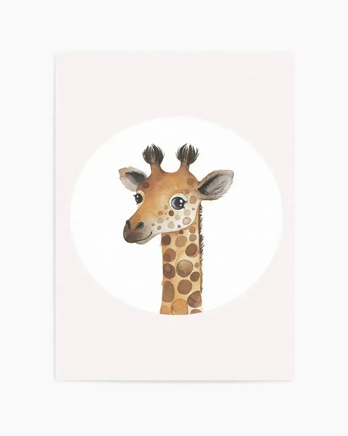 Giraffe Art Print from Olive et Oriel where you can shop wallpaper and artworks online