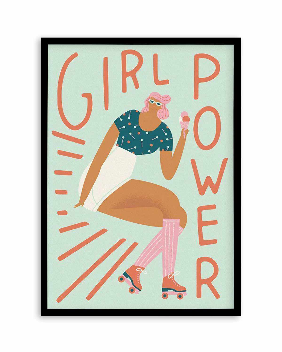 Girl Power Art Print