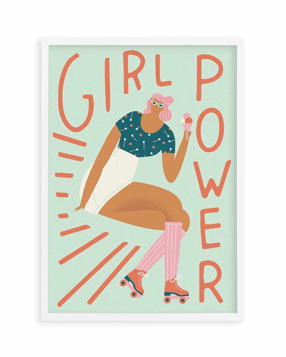 Girl Power Art Print