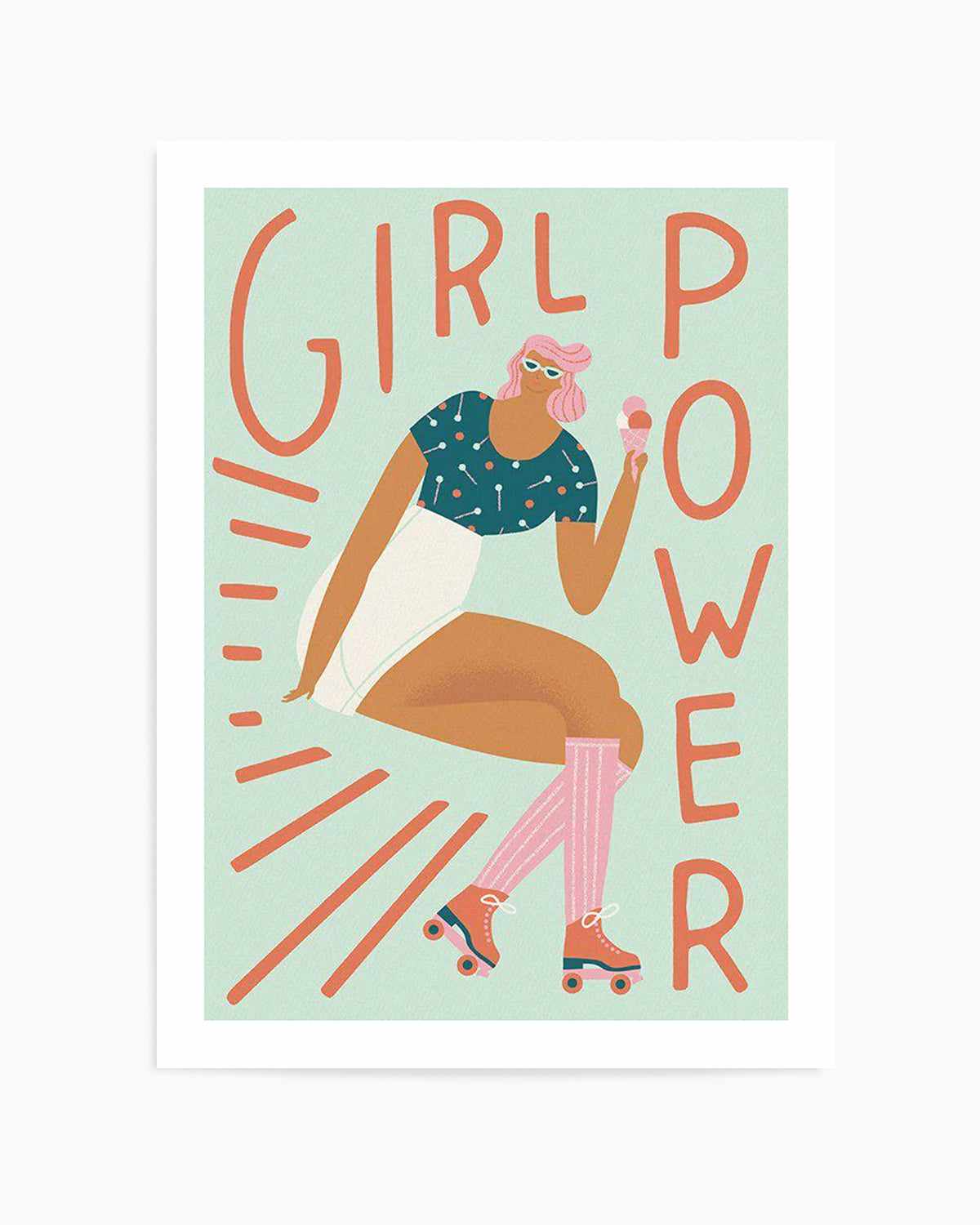 Girl Power Art Print