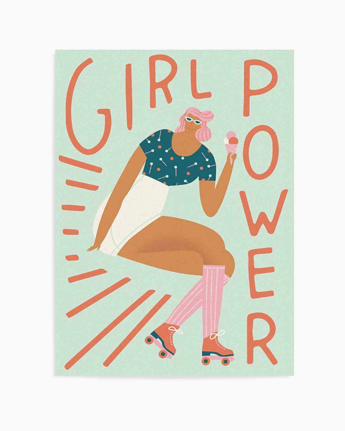 Girl Power Art Print