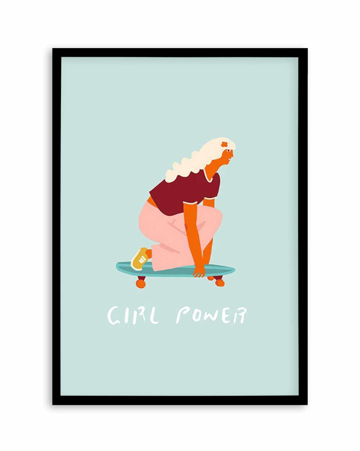 Girl Power | Skater Art Print