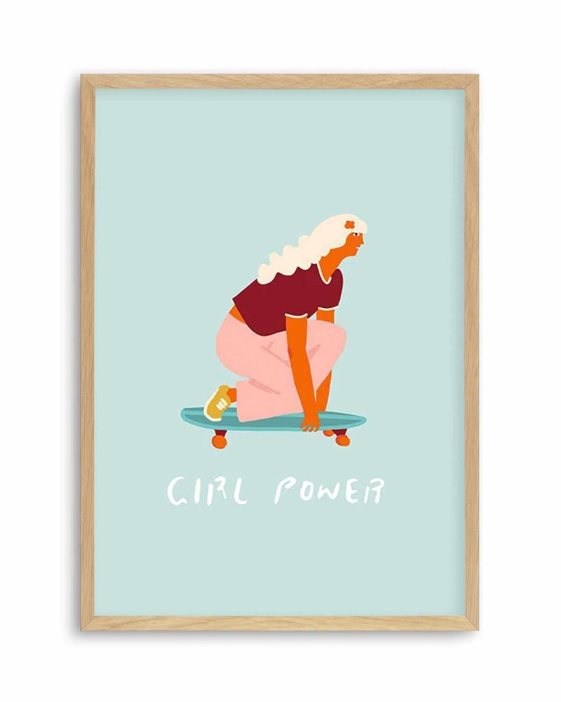 Girl Power | Skater Art Print