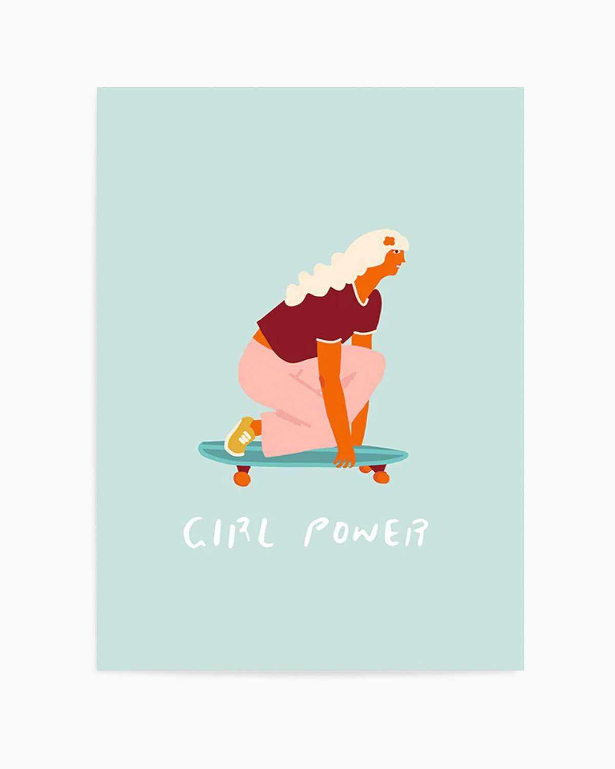 Girl Power | Skater Art Print