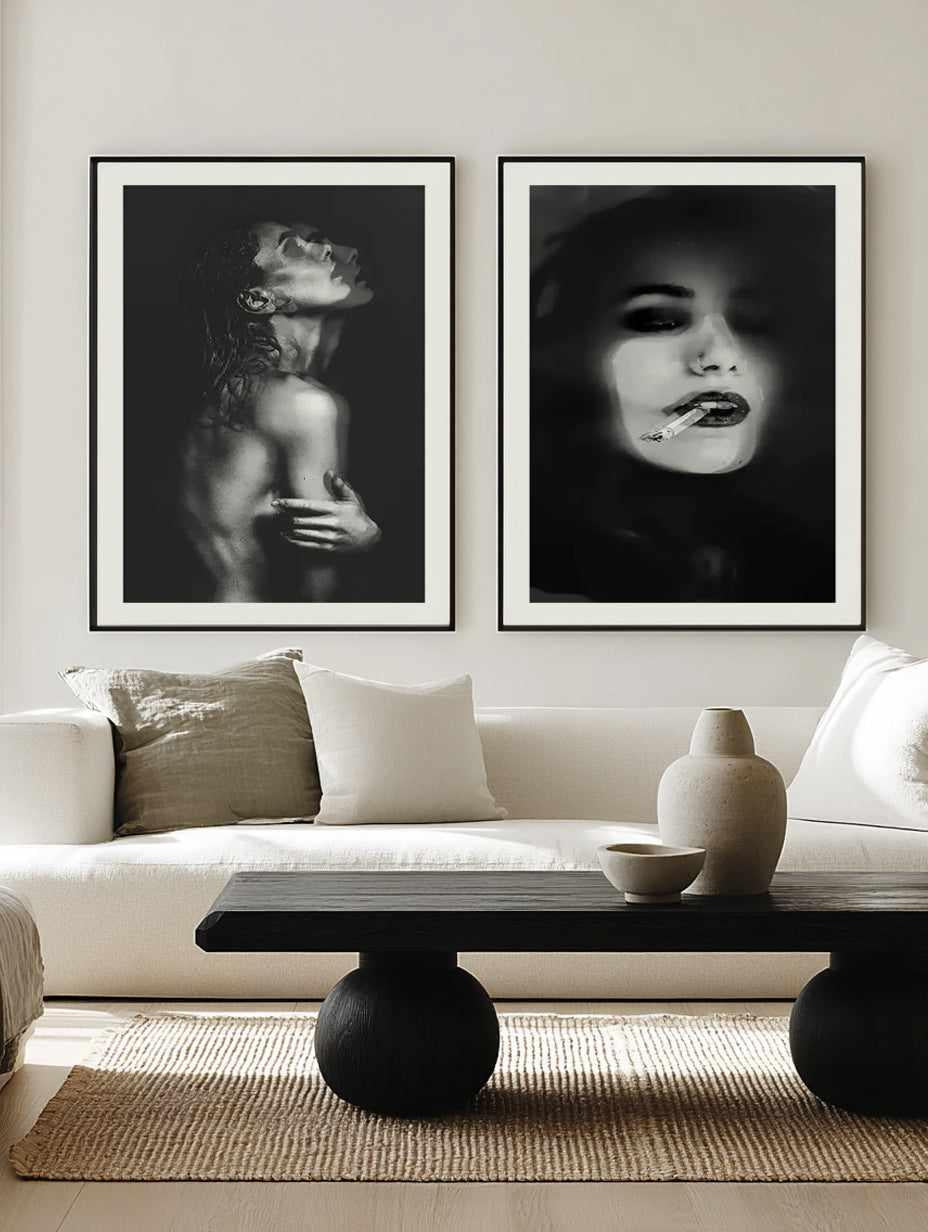 Girl Interrupted I & II Art Print Set of 2 | Matching Wall Art from Olive et Oriel where you can shop wallpaper and artworks online
