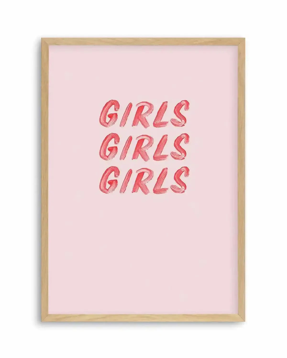 Girls Girls Girls Art Print from Olive et Oriel where you can shop wallpaper and artworks online