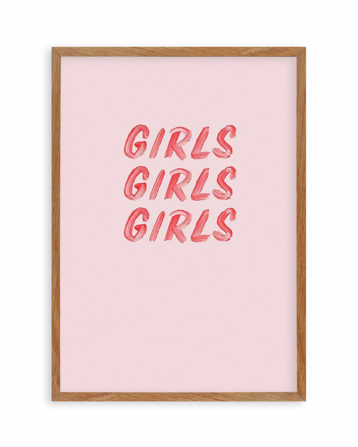 Girls Girls Girls Art Print