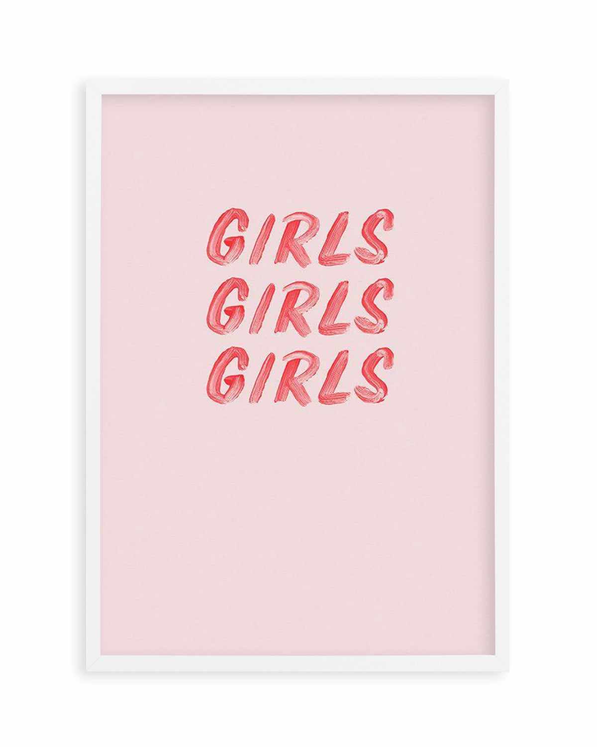 Girls Girls Girls Art Print