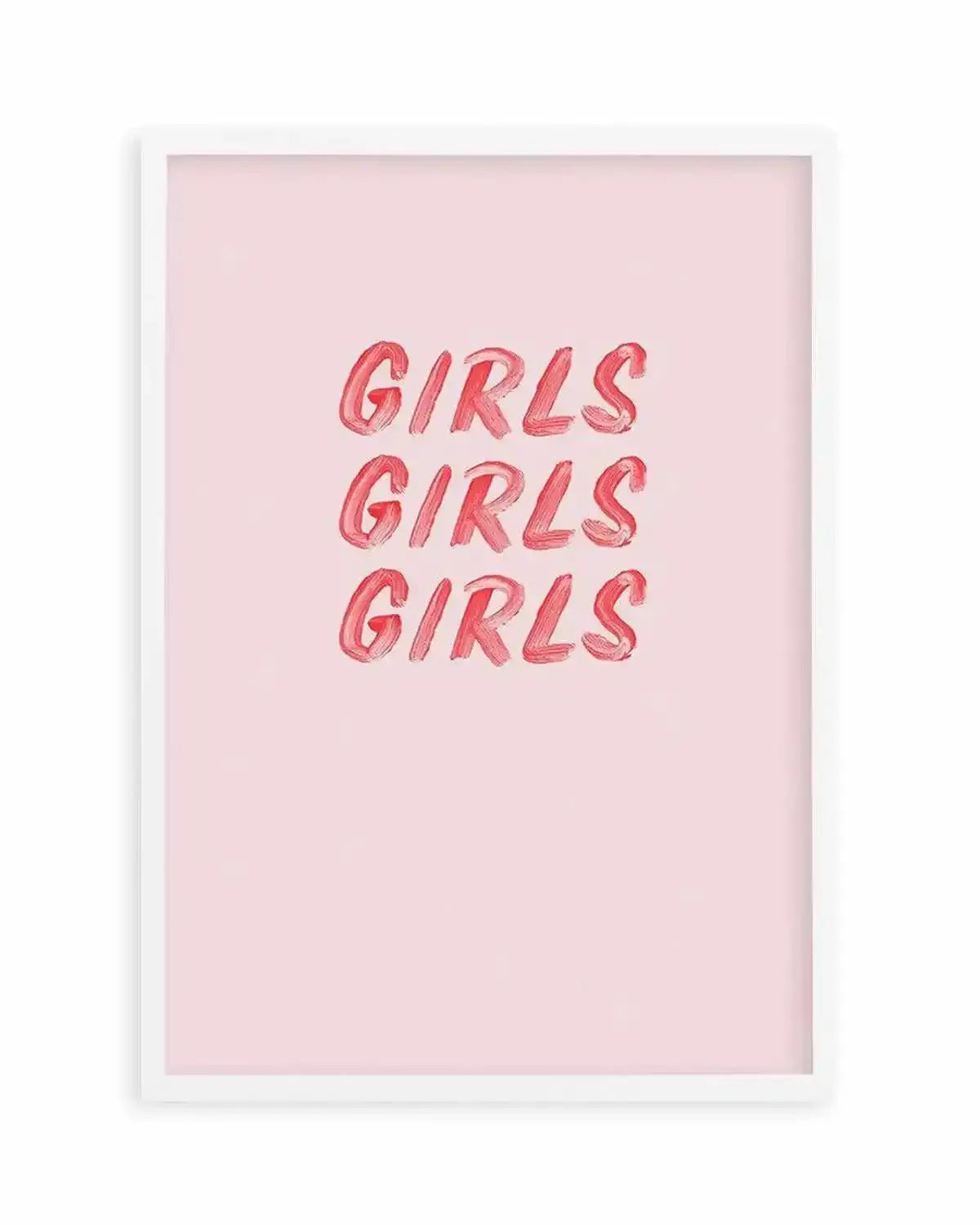 Girls Girls Girls Art Print from Olive et Oriel where you can shop wallpaper and artworks online