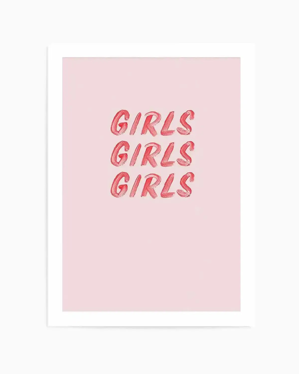 Girls Girls Girls Art Print from Olive et Oriel where you can shop wallpaper and artworks online