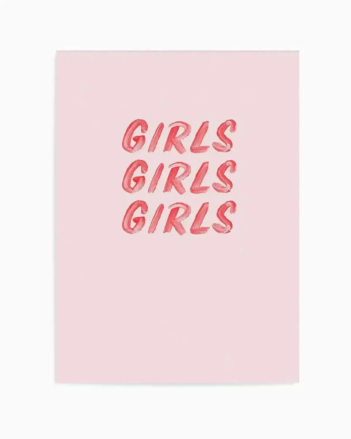 Girls Girls Girls Art Print from Olive et Oriel where you can shop wallpaper and artworks online