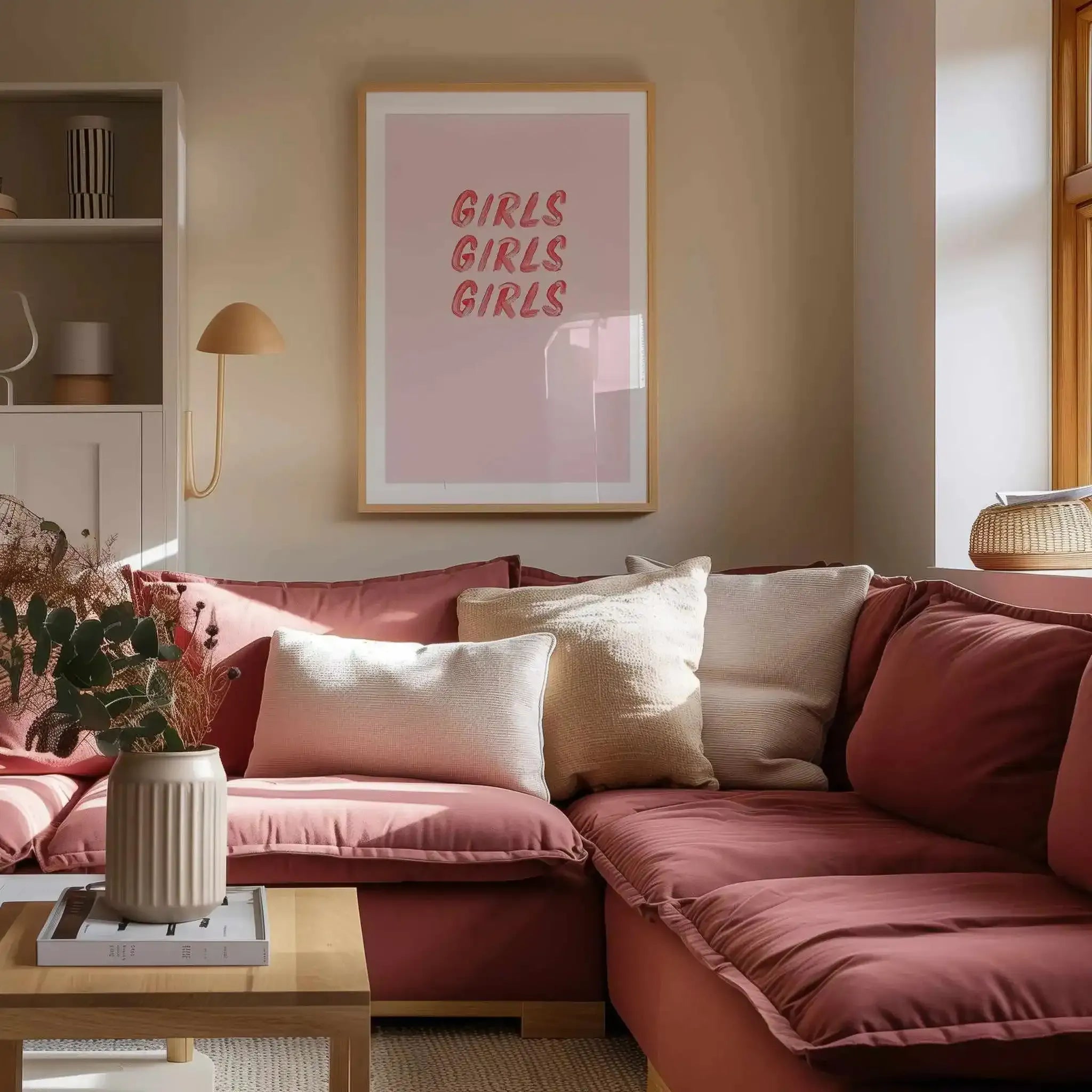 Girls Girls Girls Art Print from Olive et Oriel where you can shop wallpaper and artworks online