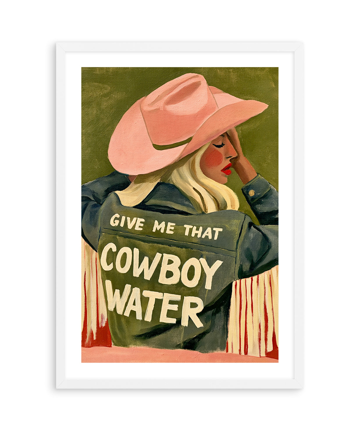 Give Me That Cowboy Water | Art Print
