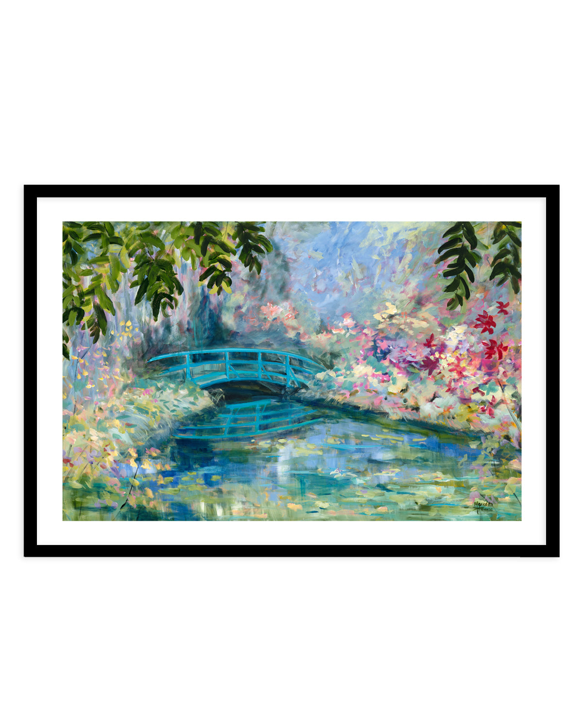 Giverny Garden Bridge by Meredith Howse | Art Print