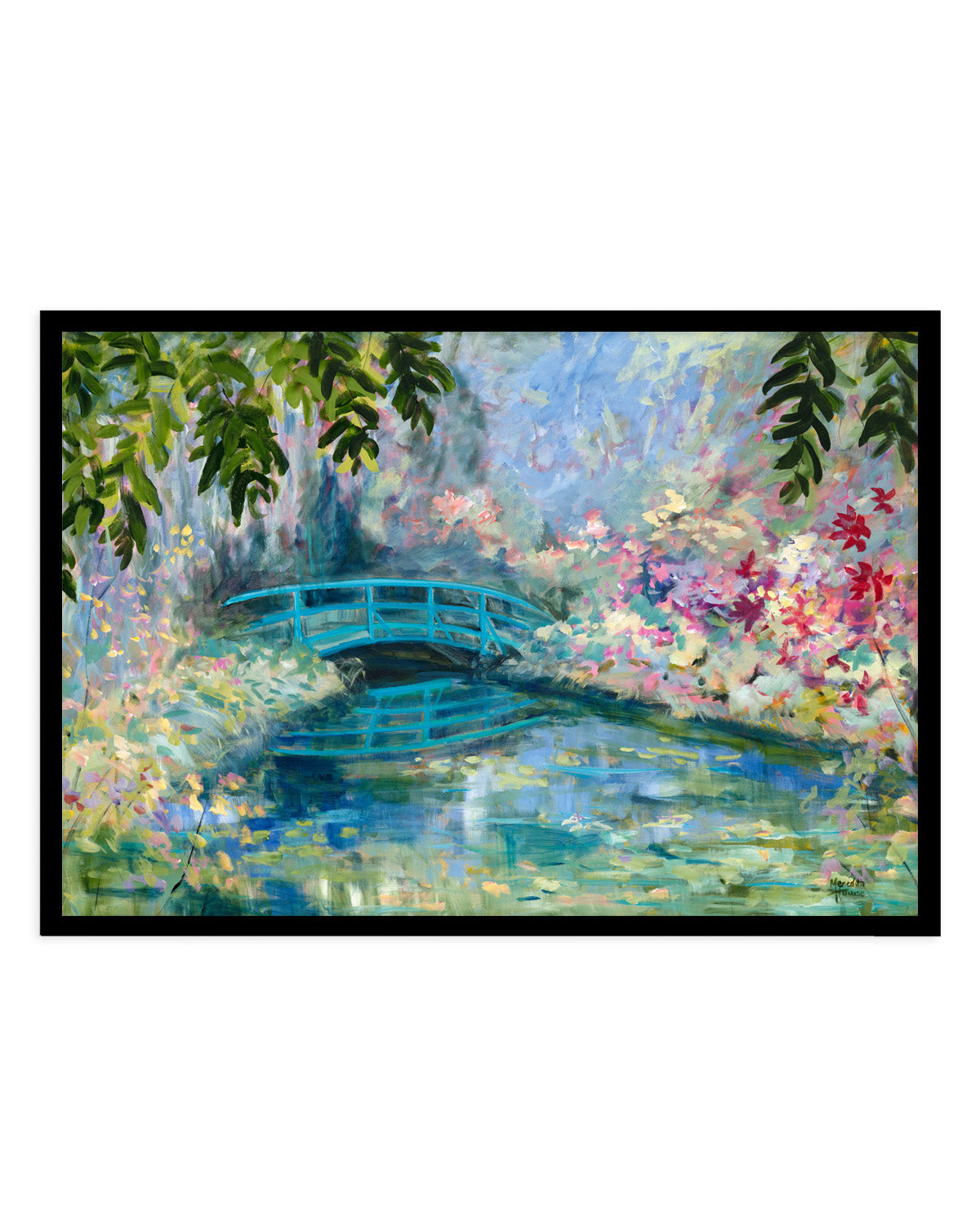 Giverny Garden Bridge by Meredith Howse | Art Print