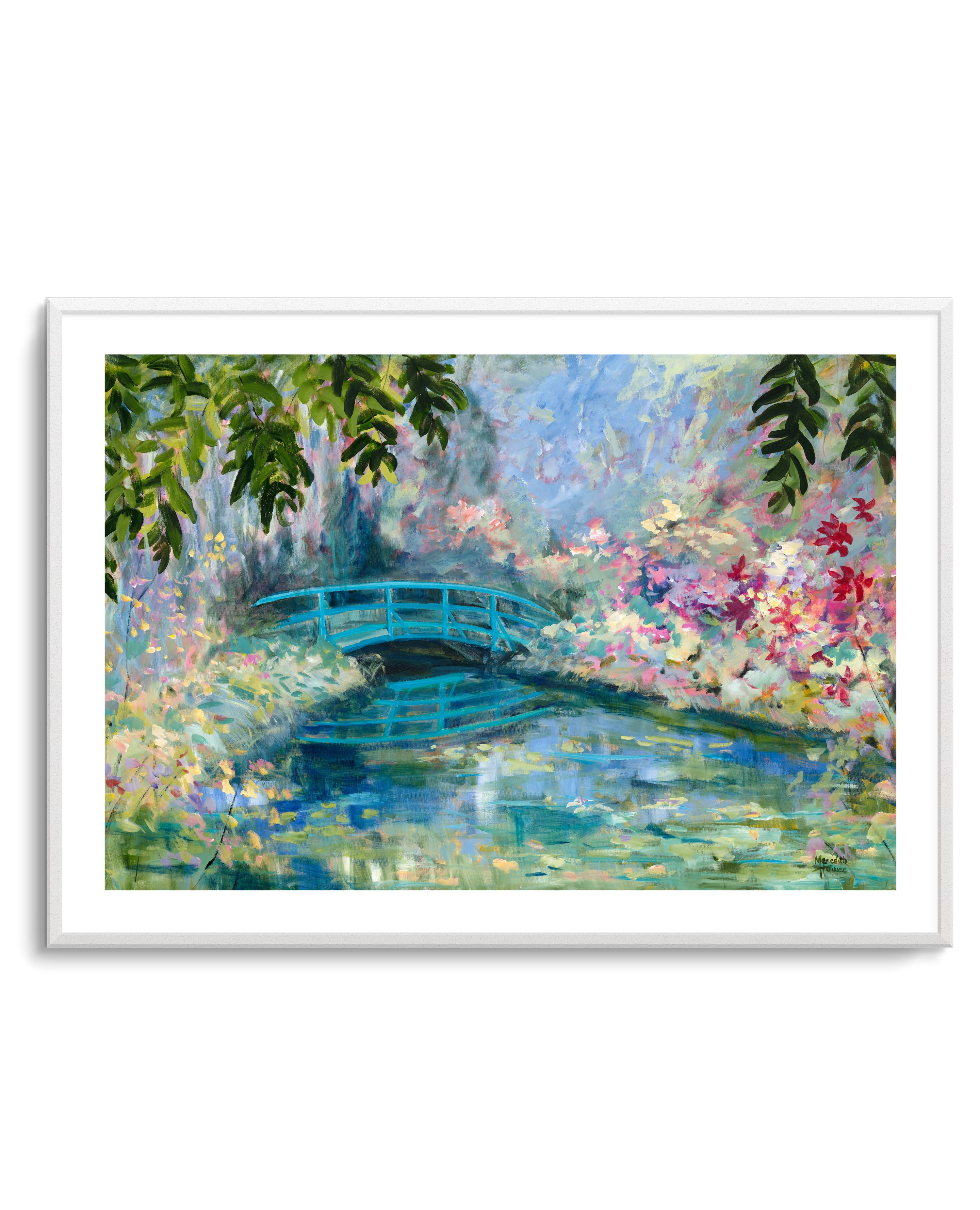 Giverny Garden Bridge by Meredith Howse | Art Print