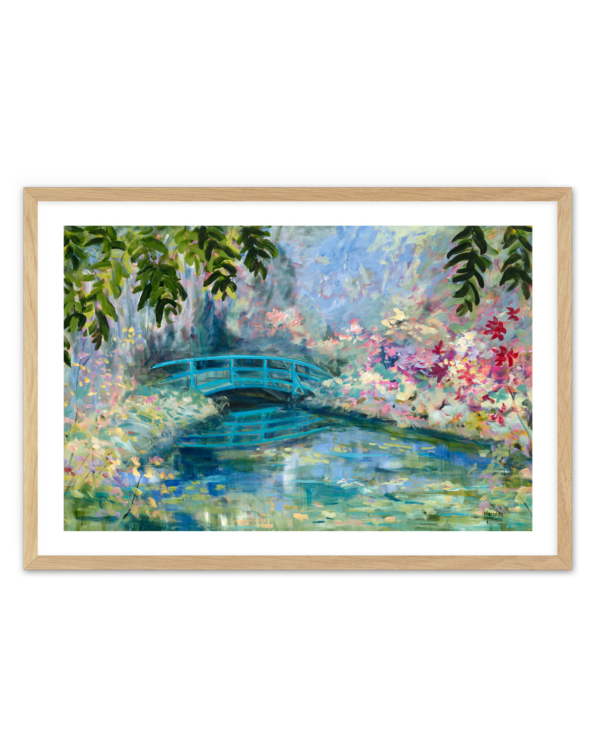 Giverny Garden Bridge by Meredith Howse | Art Print