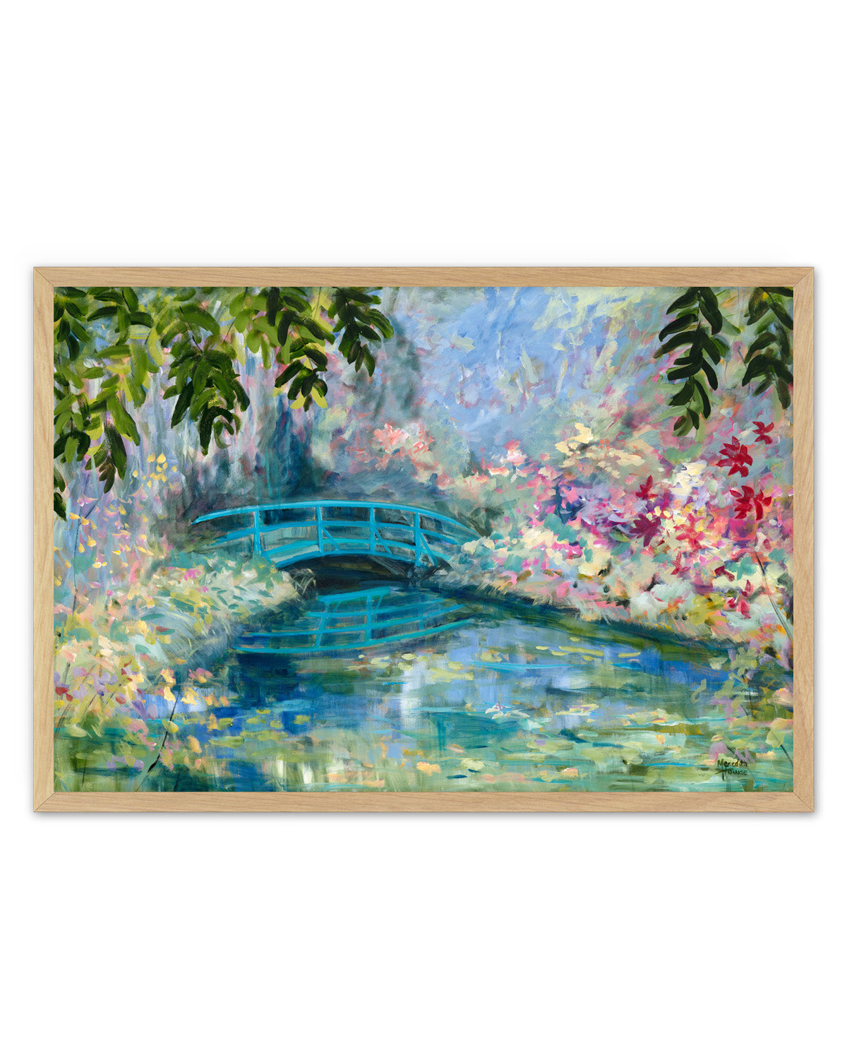 Giverny Garden Bridge by Meredith Howse | Art Print