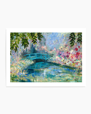 Giverny Garden Bridge by Meredith Howse | Art Print