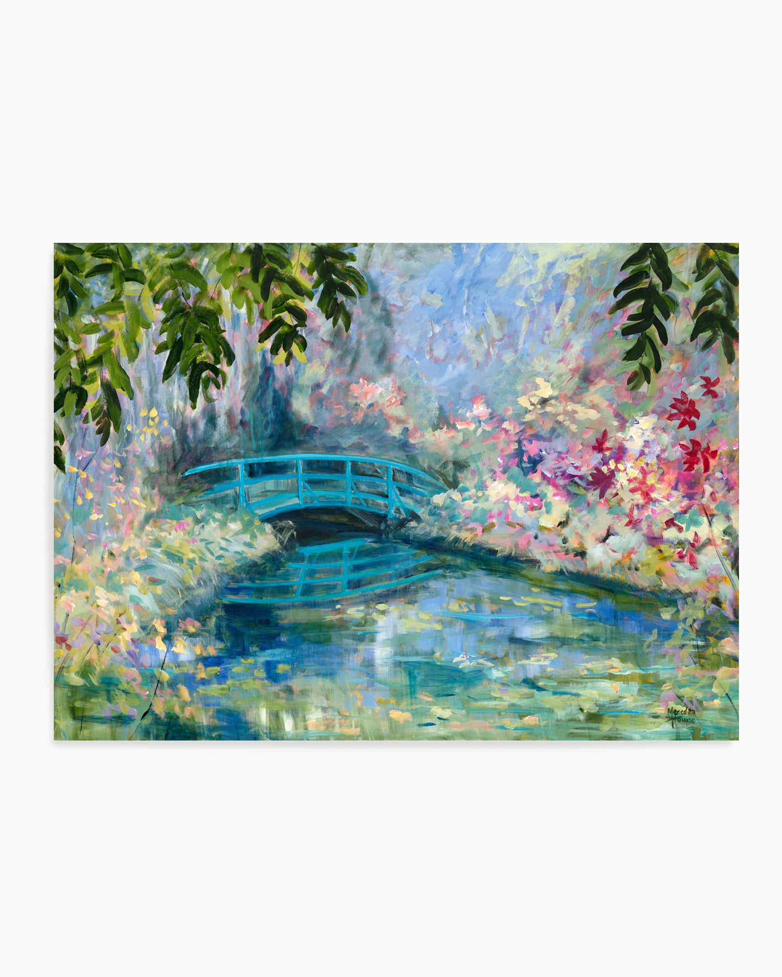 Giverny Garden Bridge by Meredith Howse | Art Print