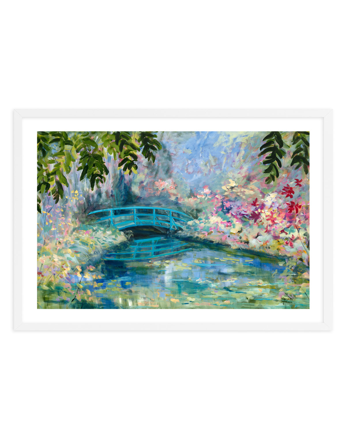 Giverny Garden Bridge by Meredith Howse | Art Print