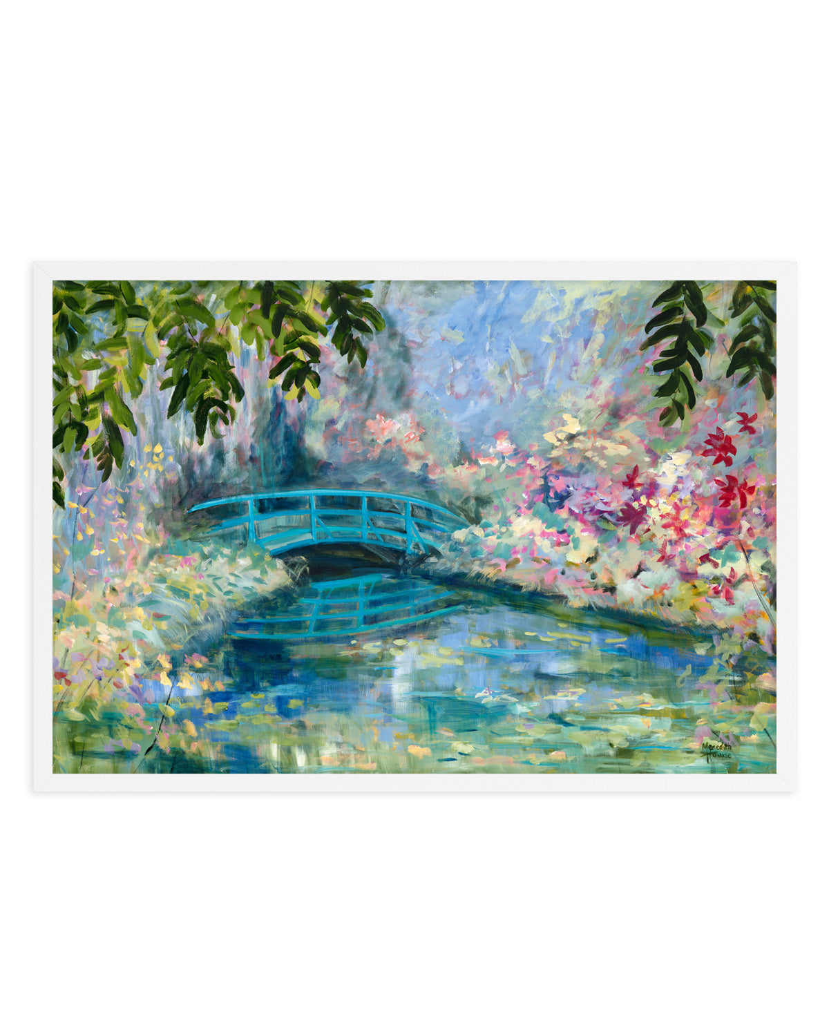 Giverny Garden Bridge by Meredith Howse | Art Print