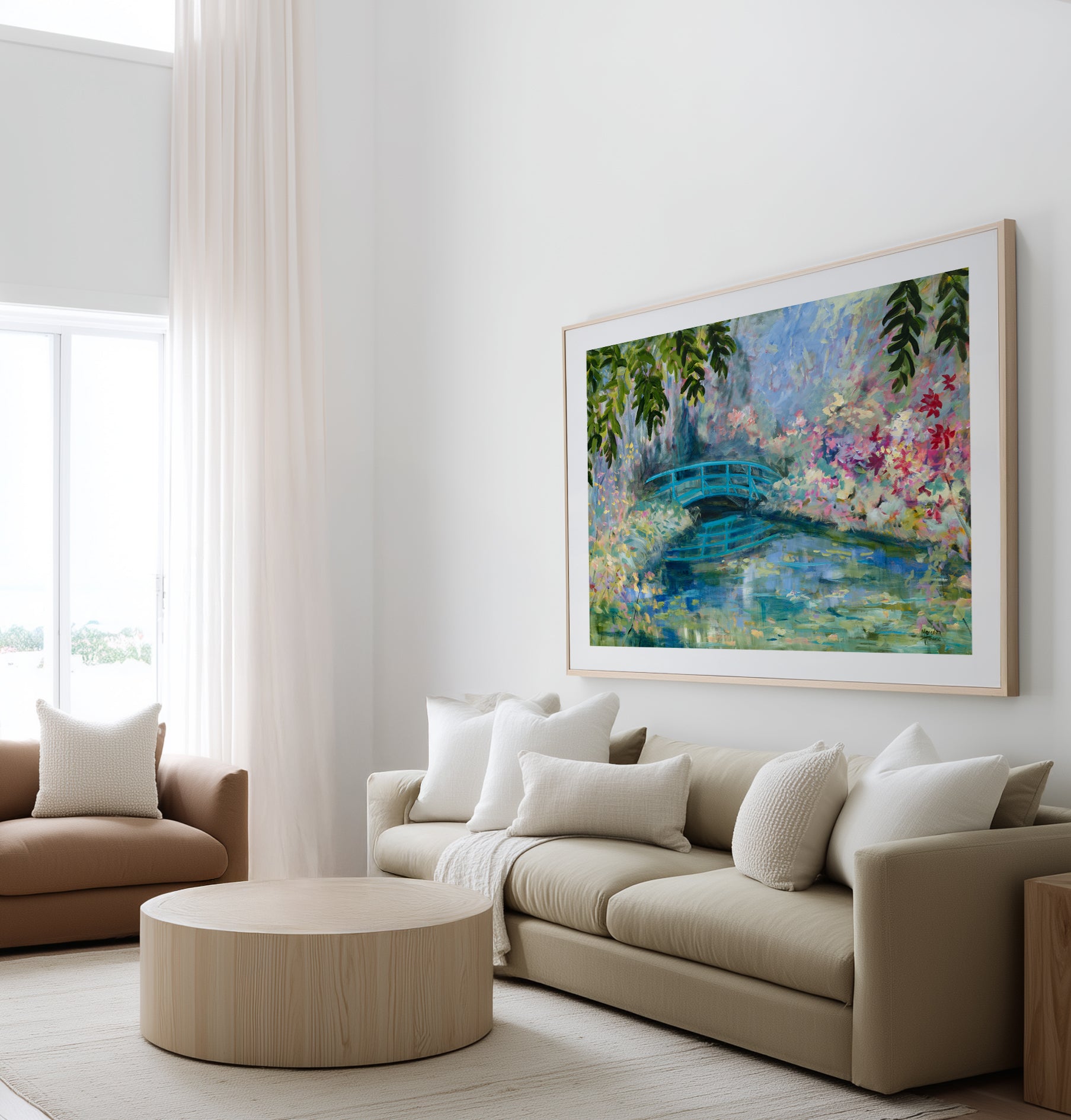 Giverny Garden Bridge by Meredith Howse | Art Print