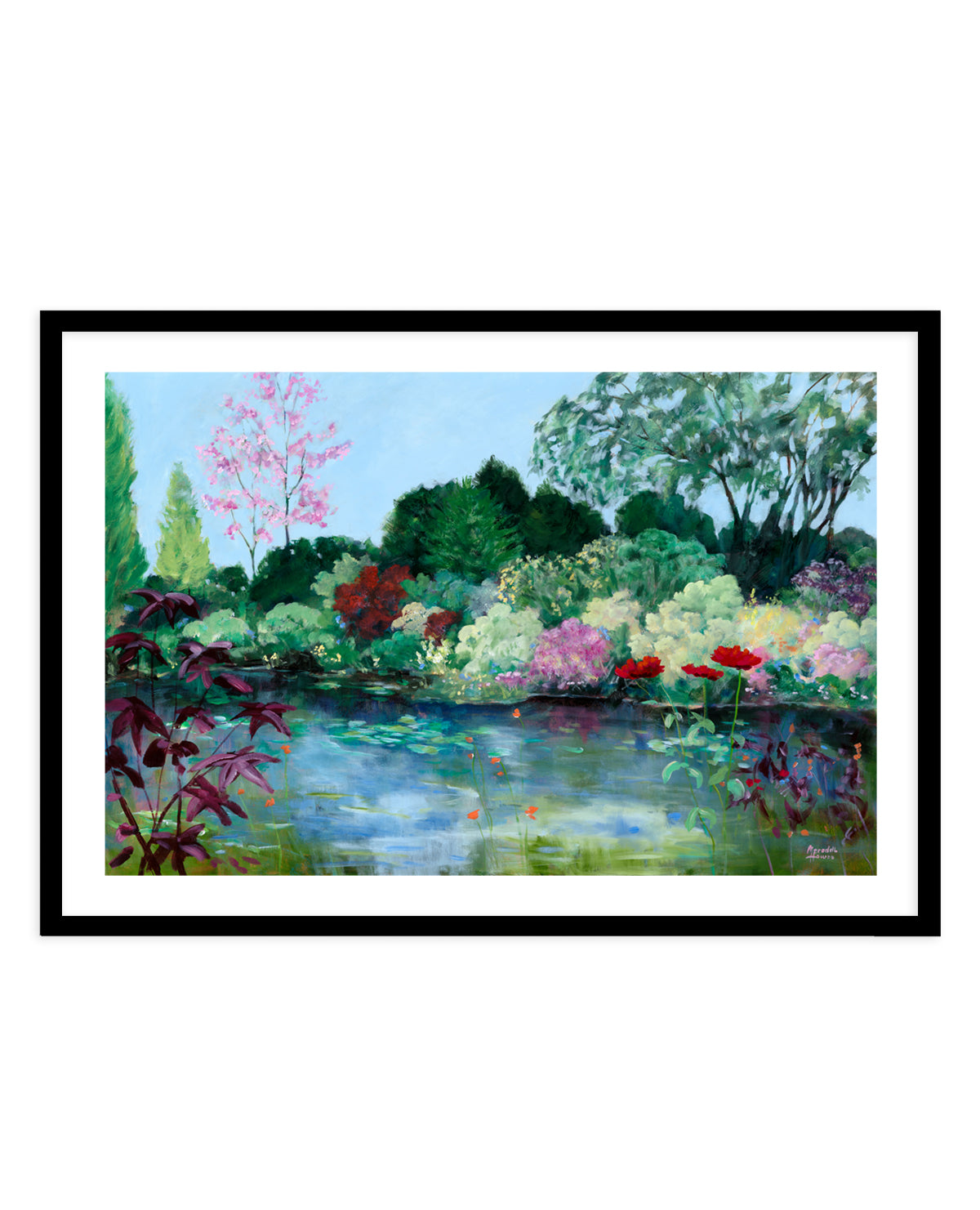 Giverny Water Lily Pond by Meredith Howse | Art Print