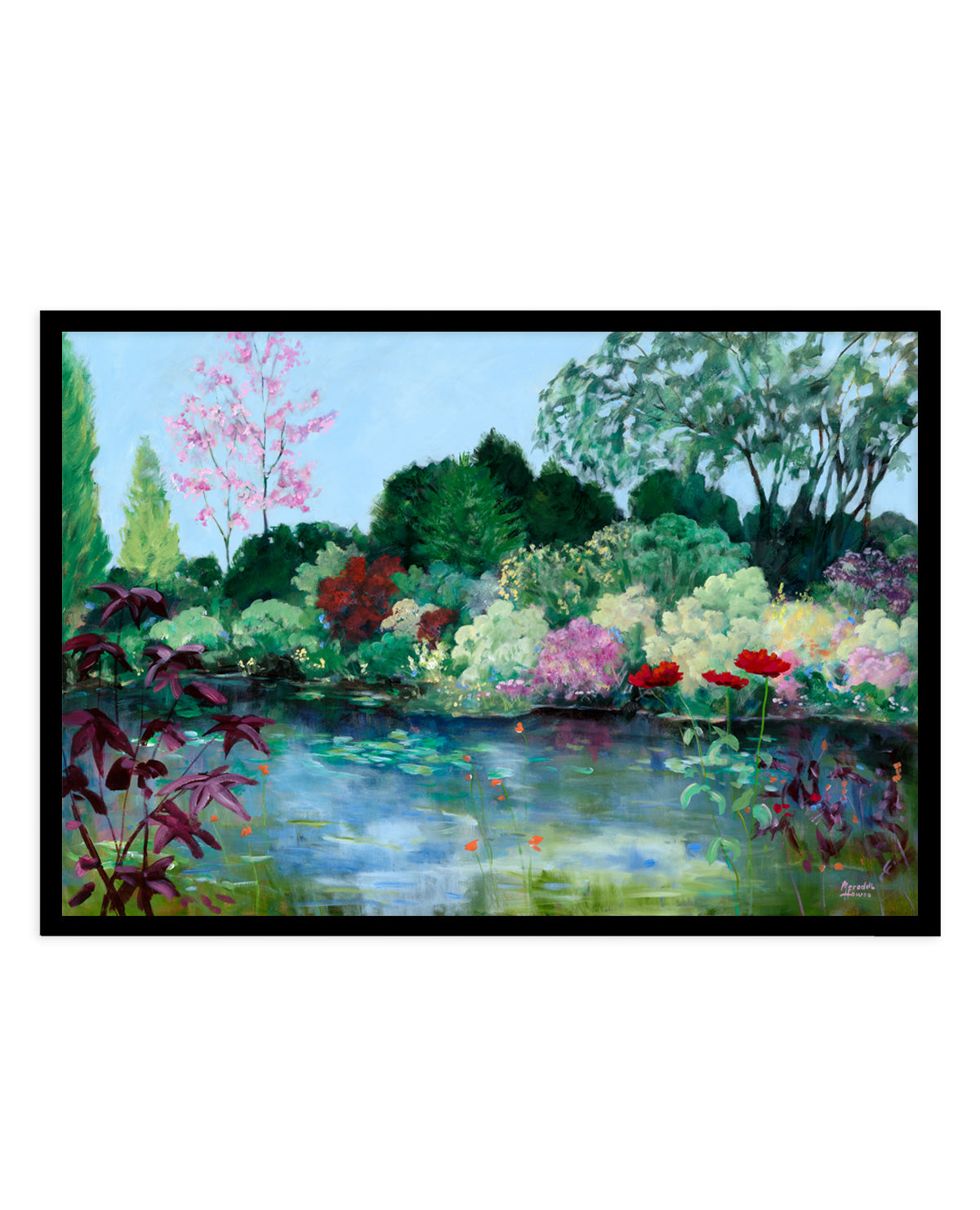 Giverny Water Lily Pond by Meredith Howse | Art Print