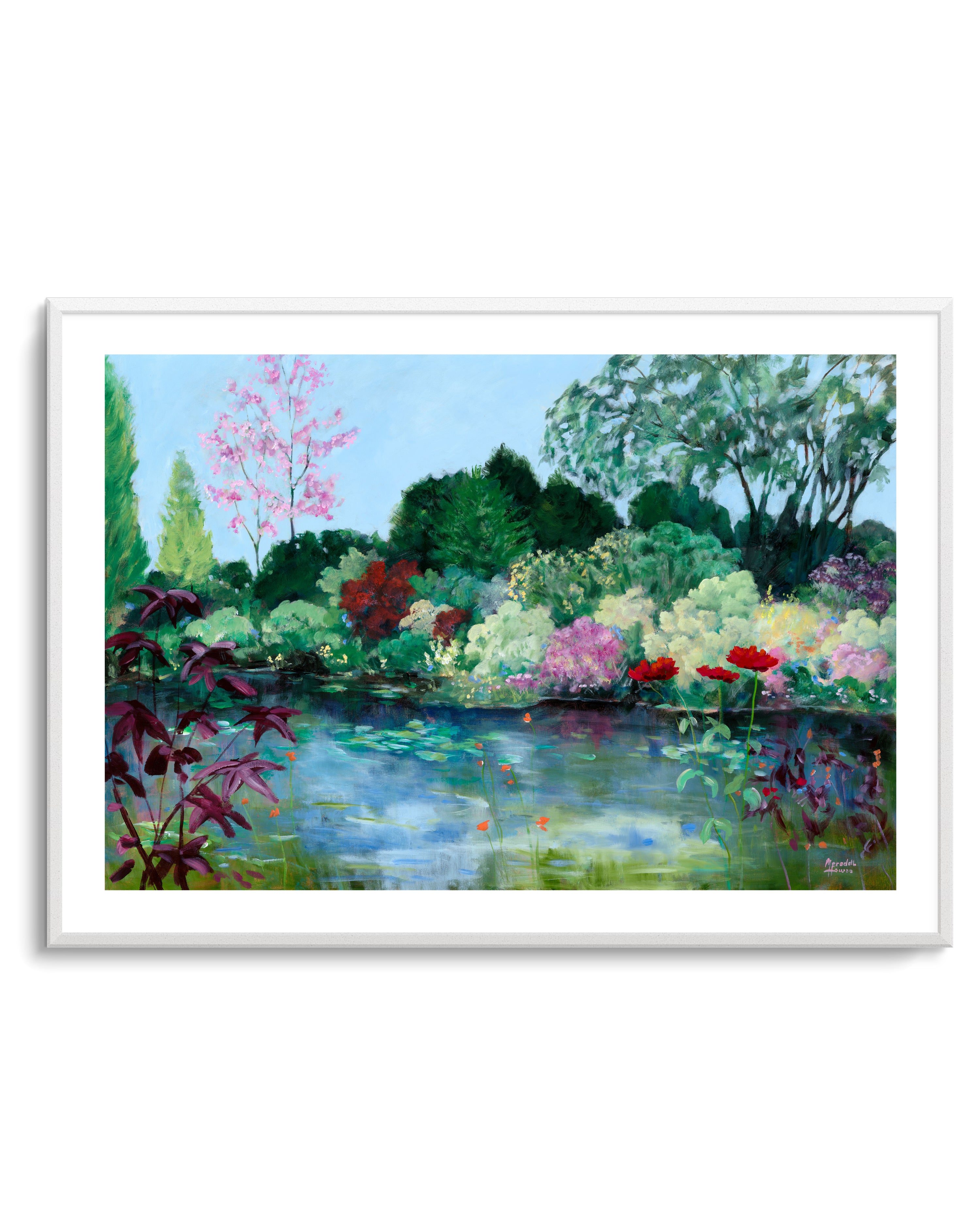 Giverny Water Lily Pond by Meredith Howse | Art Print