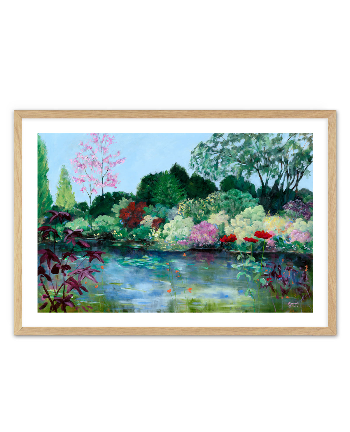 Giverny Water Lily Pond by Meredith Howse | Art Print