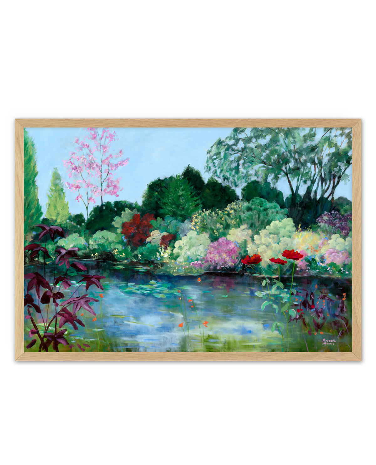 Giverny Water Lily Pond by Meredith Howse | Art Print