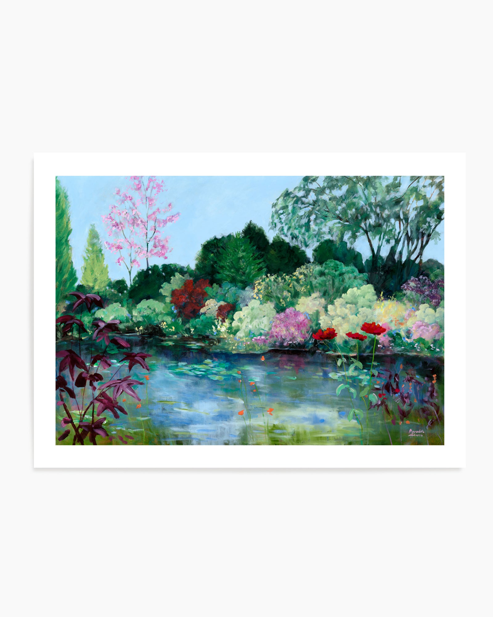Giverny Water Lily Pond by Meredith Howse | Art Print