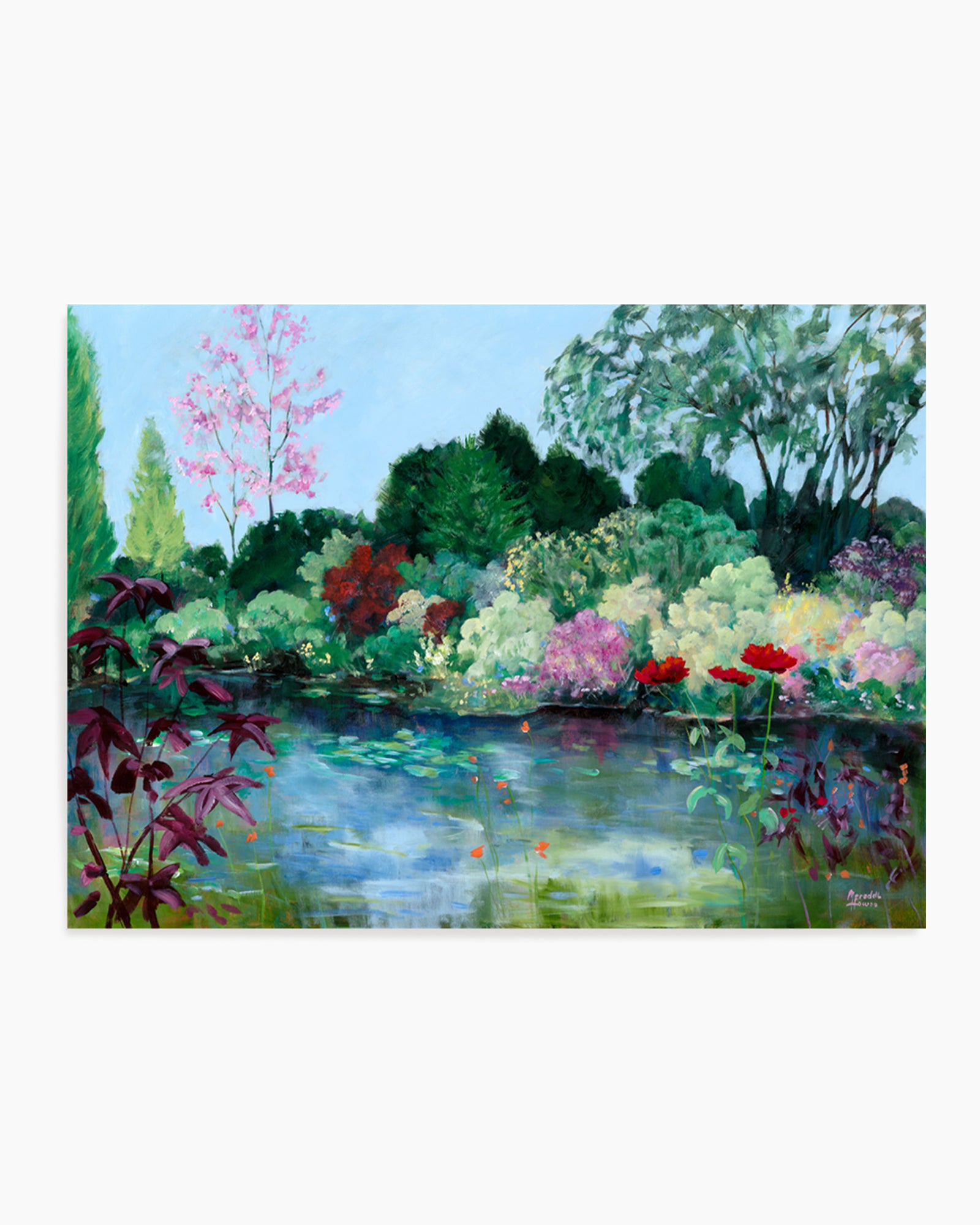 Giverny Water Lily Pond by Meredith Howse | Art Print
