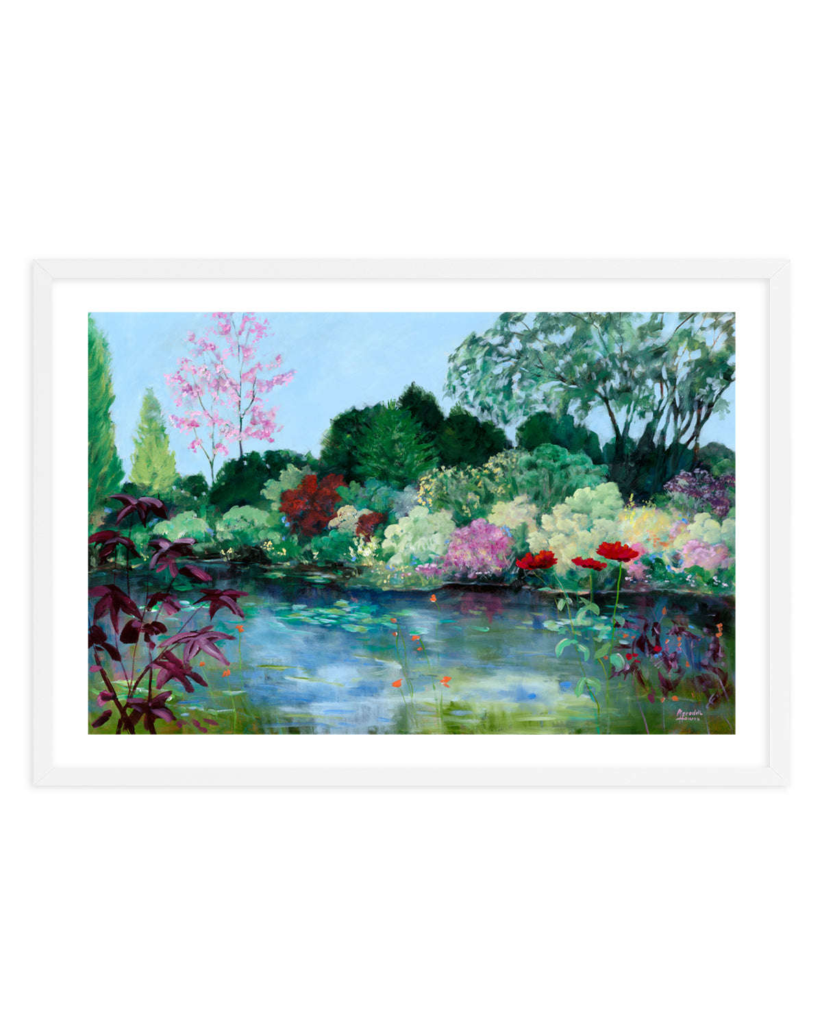Giverny Water Lily Pond by Meredith Howse | Art Print
