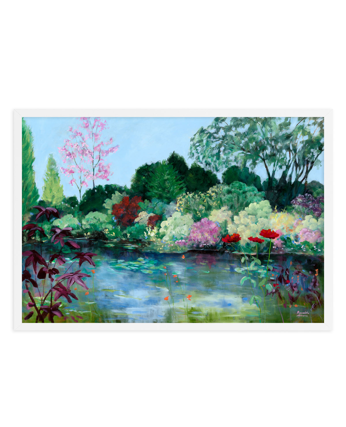 Giverny Water Lily Pond by Meredith Howse | Art Print