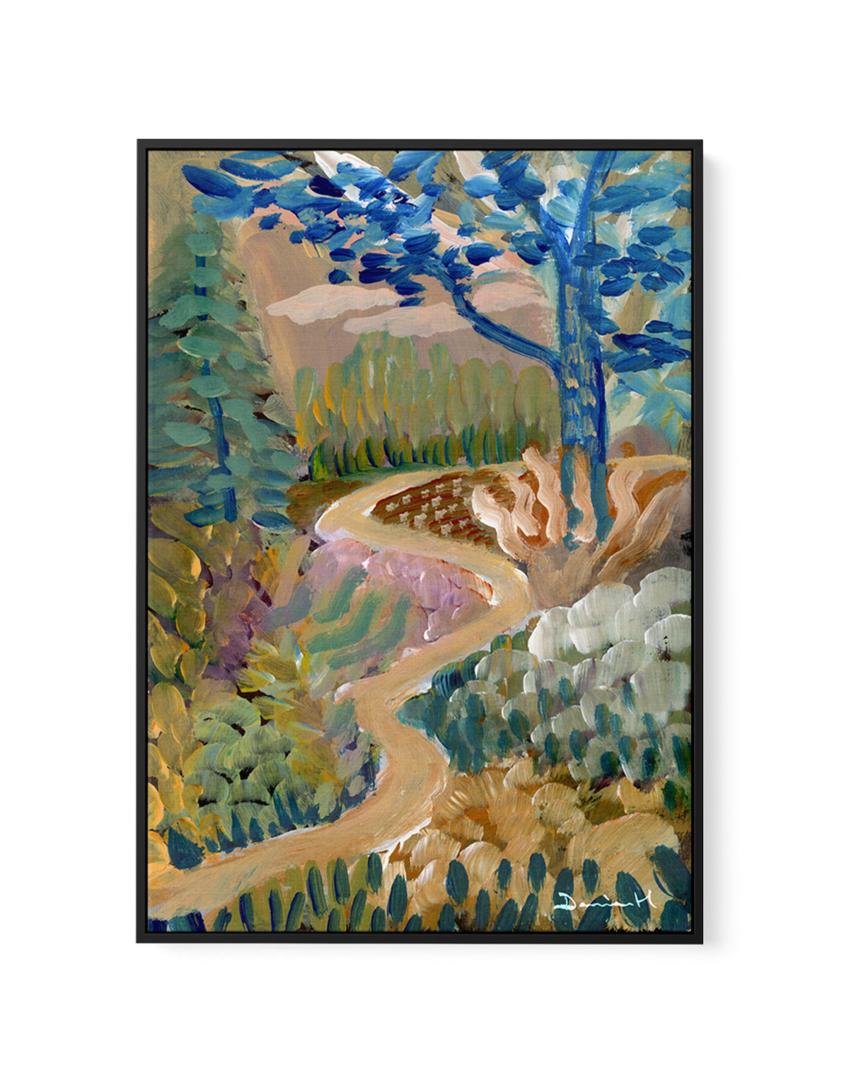 Glade Path by Dan Hobday | Framed Canvas Art Print