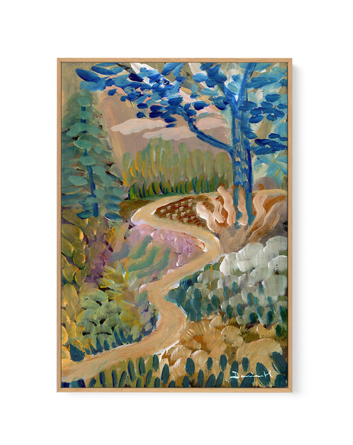 Glade Path by Dan Hobday | Framed Canvas Art Print