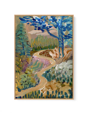 Glade Path by Dan Hobday | Framed Canvas Wall Art