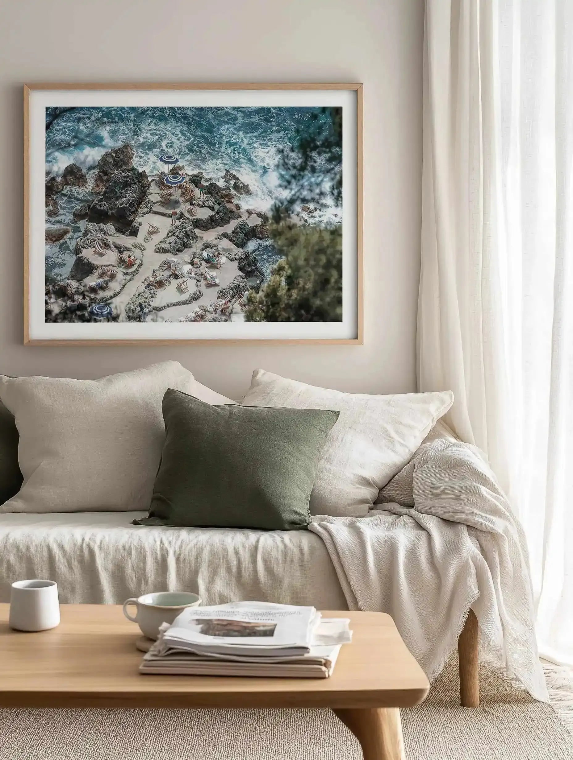 Glimpse of Fontelina | LS Art Print from Olive et Oriel where you can shop wallpaper and artworks online