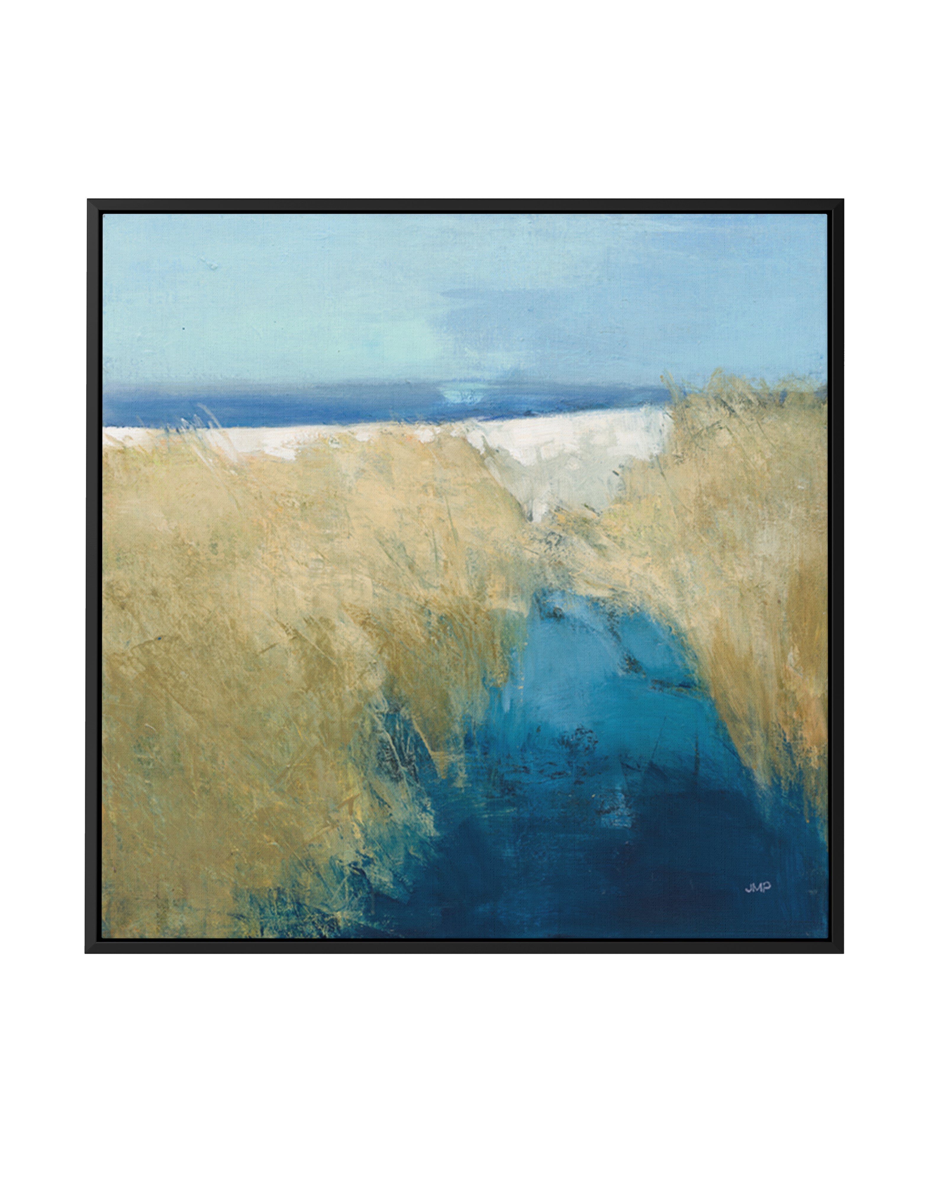 Glimpse of the Shore | Framed Canvas Art Print