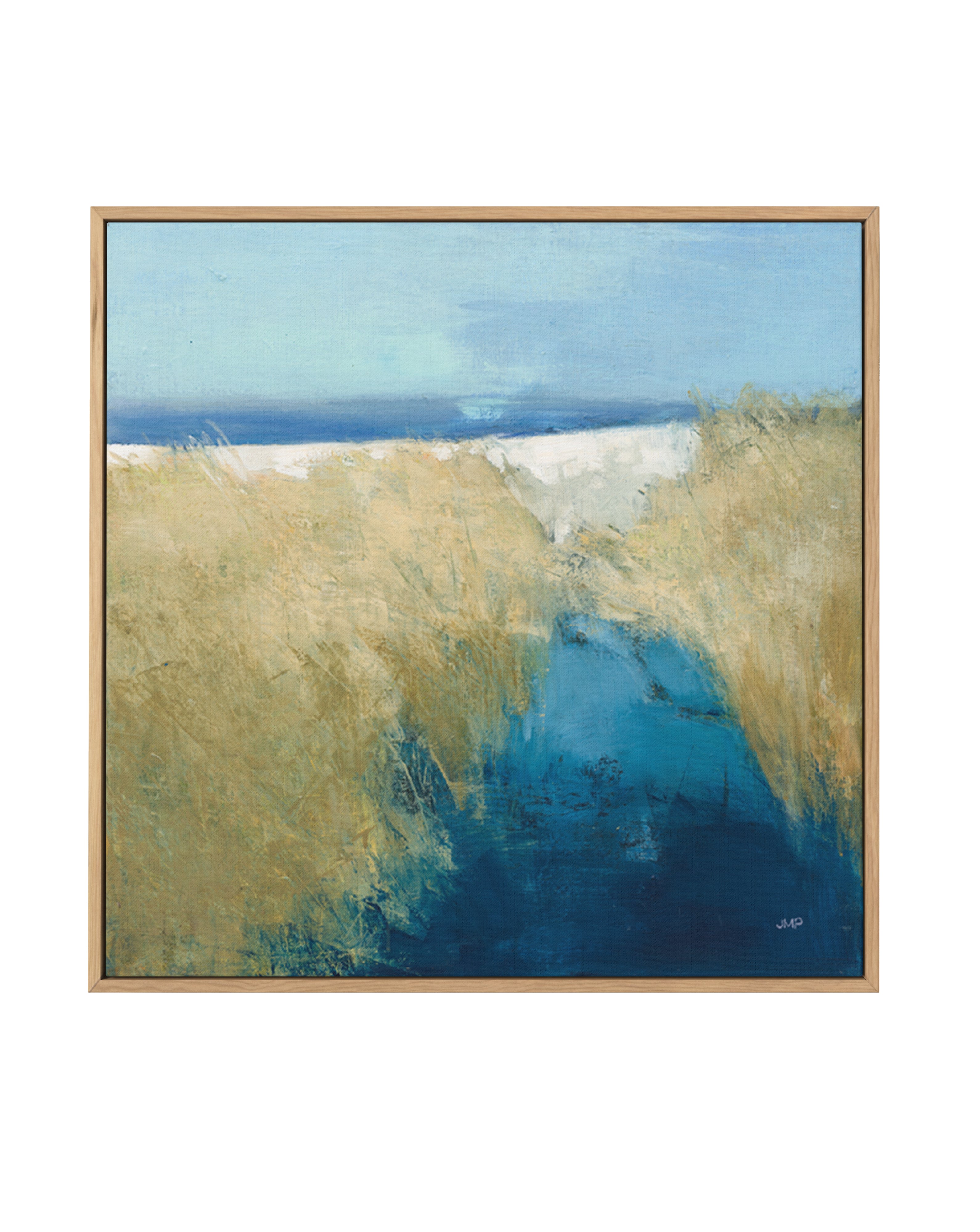 Glimpse of the Shore | Framed Canvas Art Print