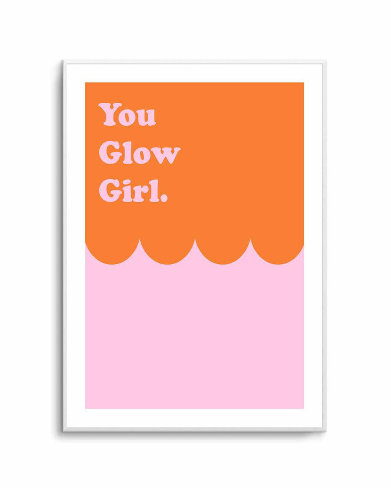 Glow Girl | Art Print from Olive et Oriel where you can shop wallpaper and artworks online