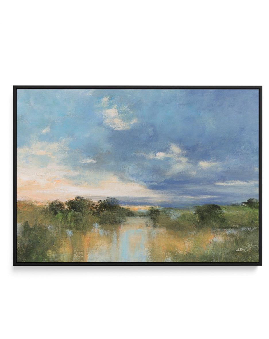 Glowing | Framed Canvas Art Print