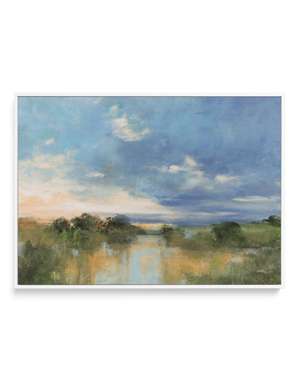 Glowing | Framed Canvas Art Print