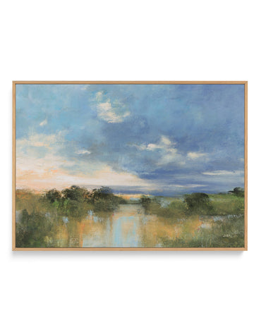Glowing | Framed Canvas Wall Art