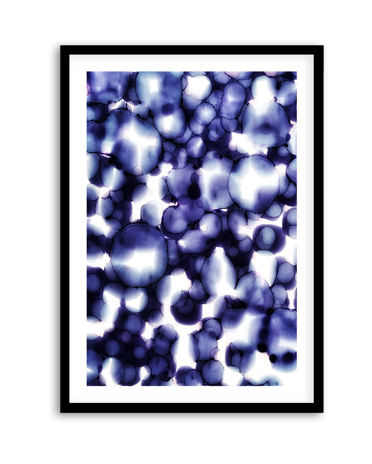 Glowing Blue Fluid by Tara Mann | Art Print