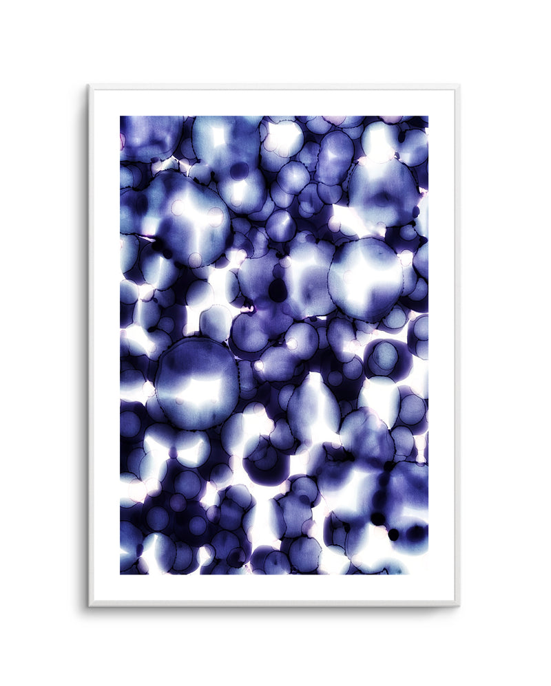 Glowing Blue Fluid by Tara Mann | Art Print