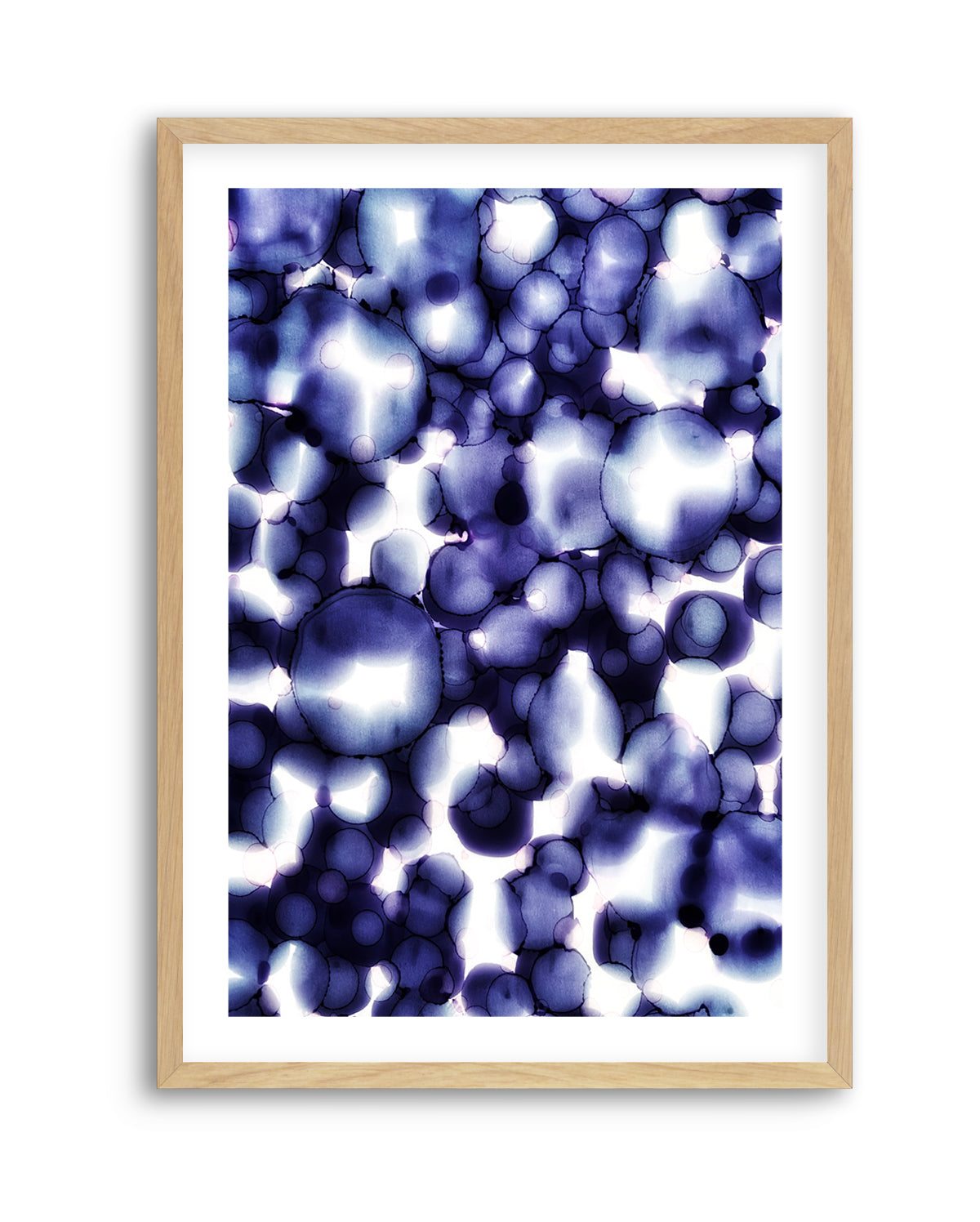 Glowing Blue Fluid by Tara Mann | Art Print
