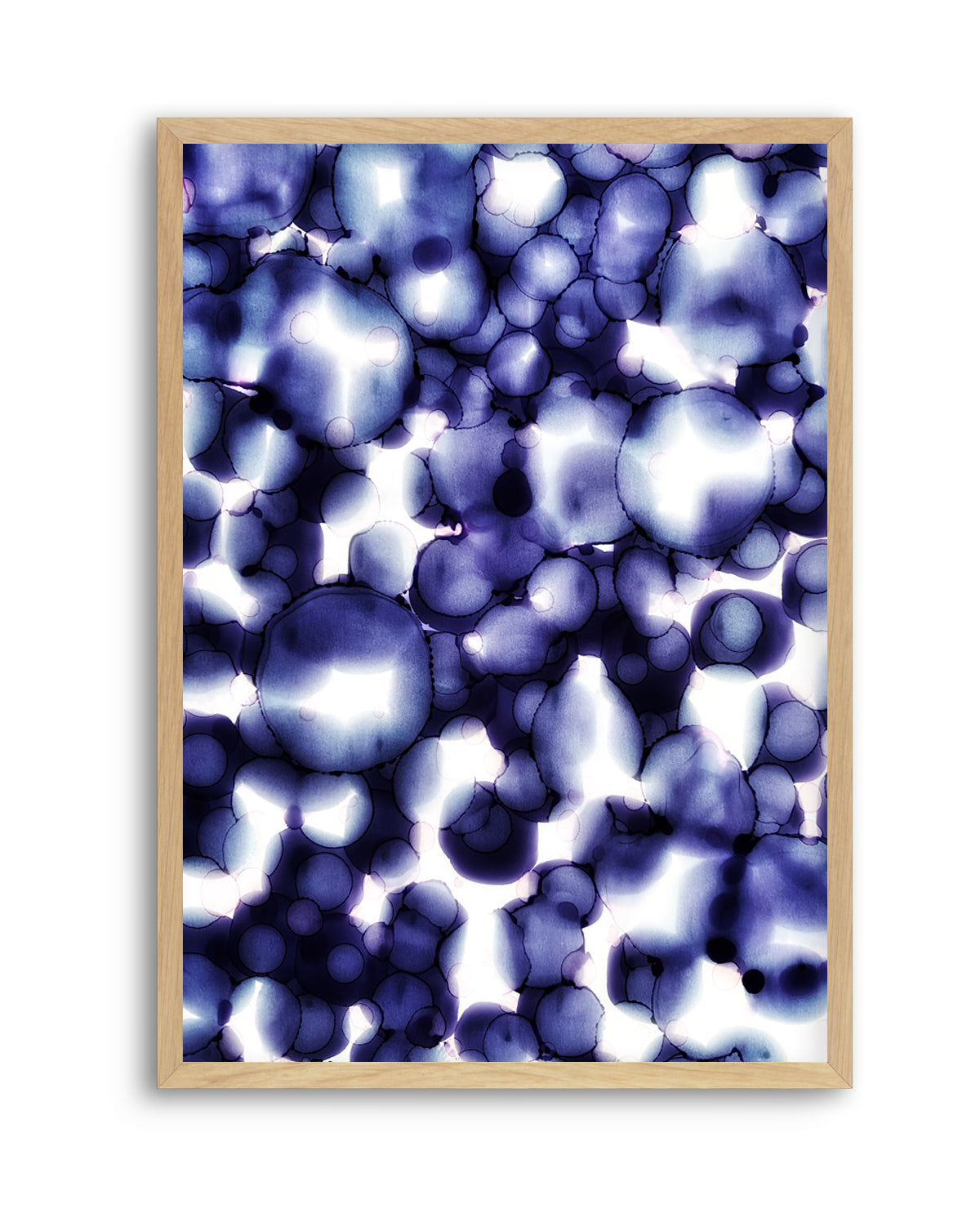 Glowing Blue Fluid by Tara Mann | Art Print